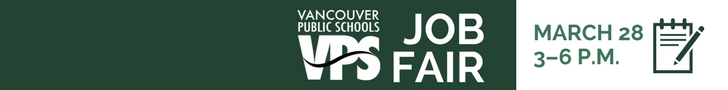 VPS Job Fair March 28 3-6pm ad banner